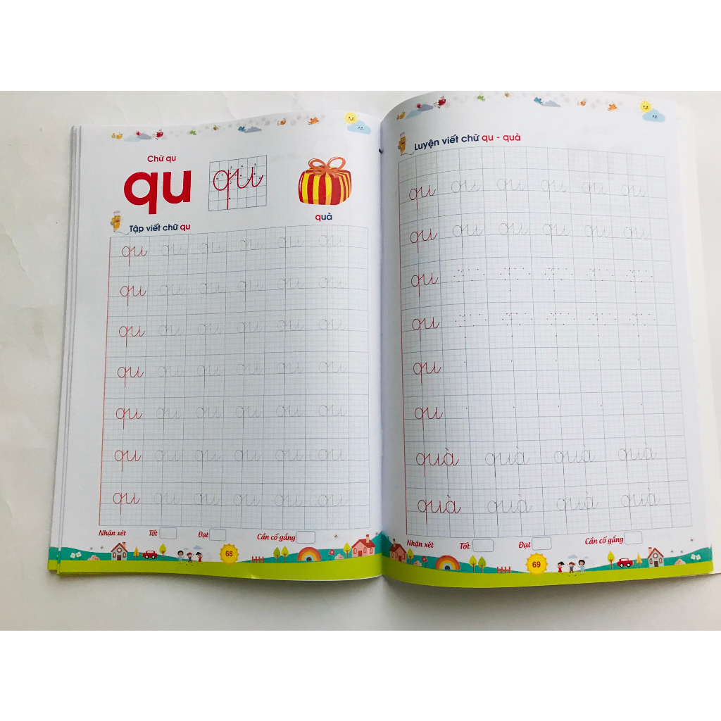Bé tập tô chữ to_ đồ dùng học sinh giá rẻ