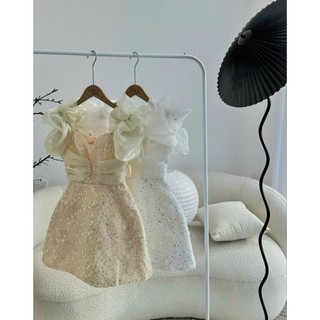 đầm suông kim sa phối tơ