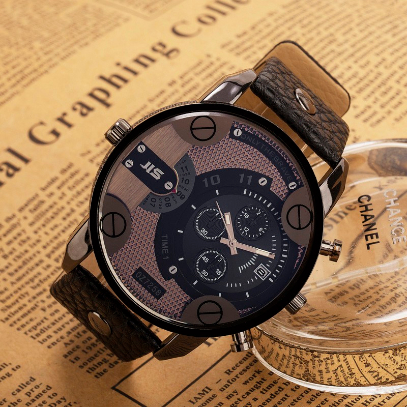 Đồng hồ nam dây da đẹp cao cấp chống nước chính hãng giá rẻ dây thép đồng hồ đeo tay nam Thời trang thể thao xịn