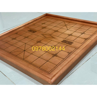 Bàn Cờ Tướng Gỗ Vân không gấp siêu rẻ 9ly sơn: 50x55cm