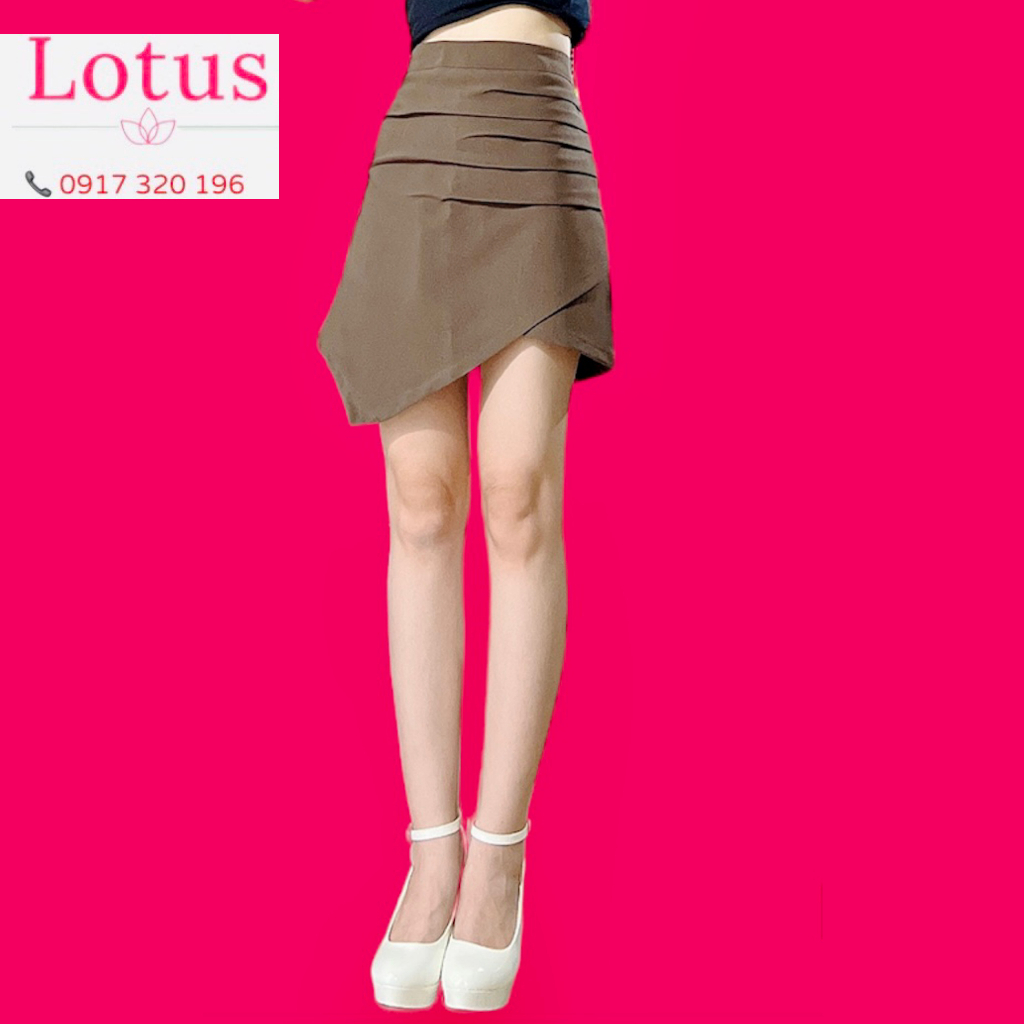 Chân váy chữ a , chân váy ngắn skirt , váy xếp ly chân váy xẻ tà kaki nữ lưng cao