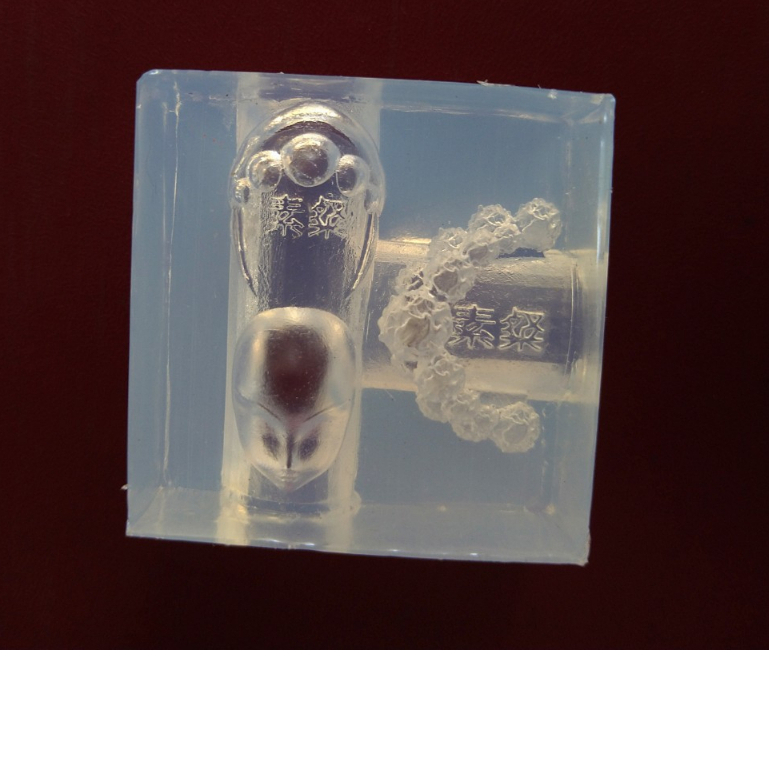 Cô gái Trung Hoa - Khuôn silicone trang trí nail, keycap, làm charm trang sức