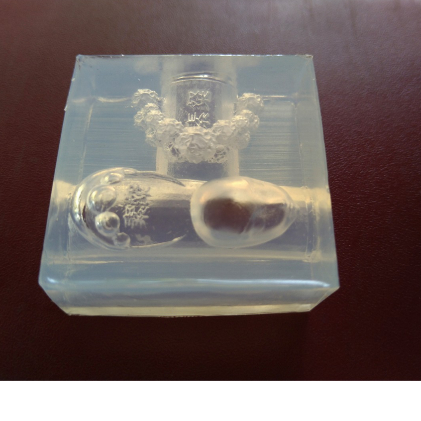 Cô gái Trung Hoa - Khuôn silicone trang trí nail, keycap, làm charm trang sức