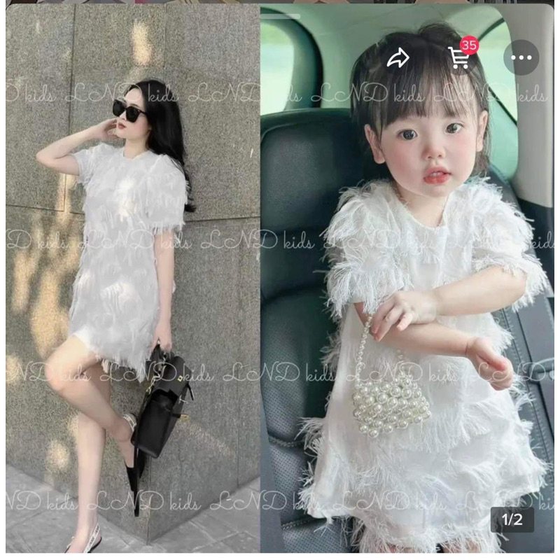 Váy đôi cho mẹ và bé hottrend 10-58kg