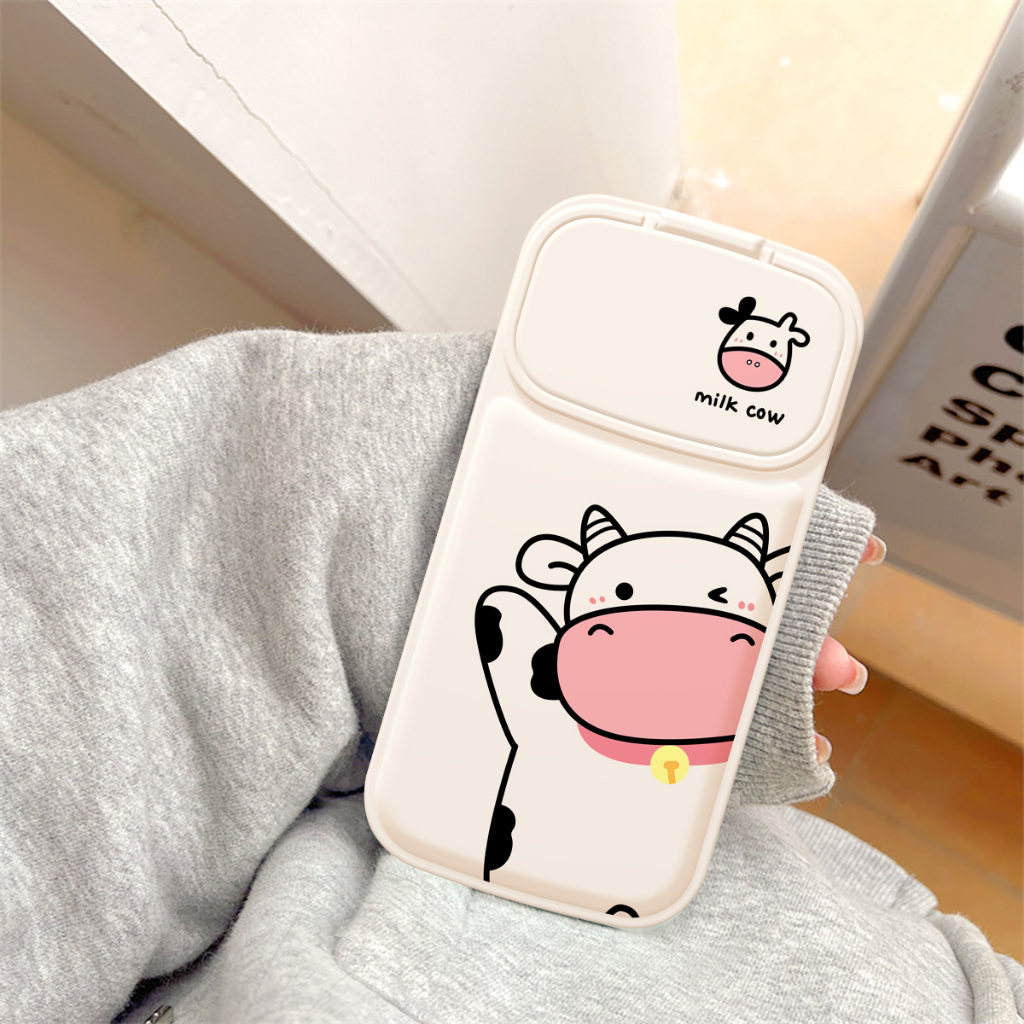 Ốp lưng iphone gương selfie Milk Cow 6/6plus/6s/6splus/7/7plus/8/8plus/x/xs/11/12/13/14/pro/max/promax/plus/Shin/case