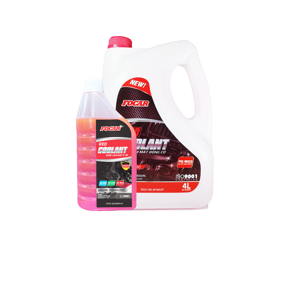 Dung Dịch Nước Làm Mát Động Cơ Xe Ô Tô Focar Coolant, Nước Làm mát Máy Móc Công Nghiệp