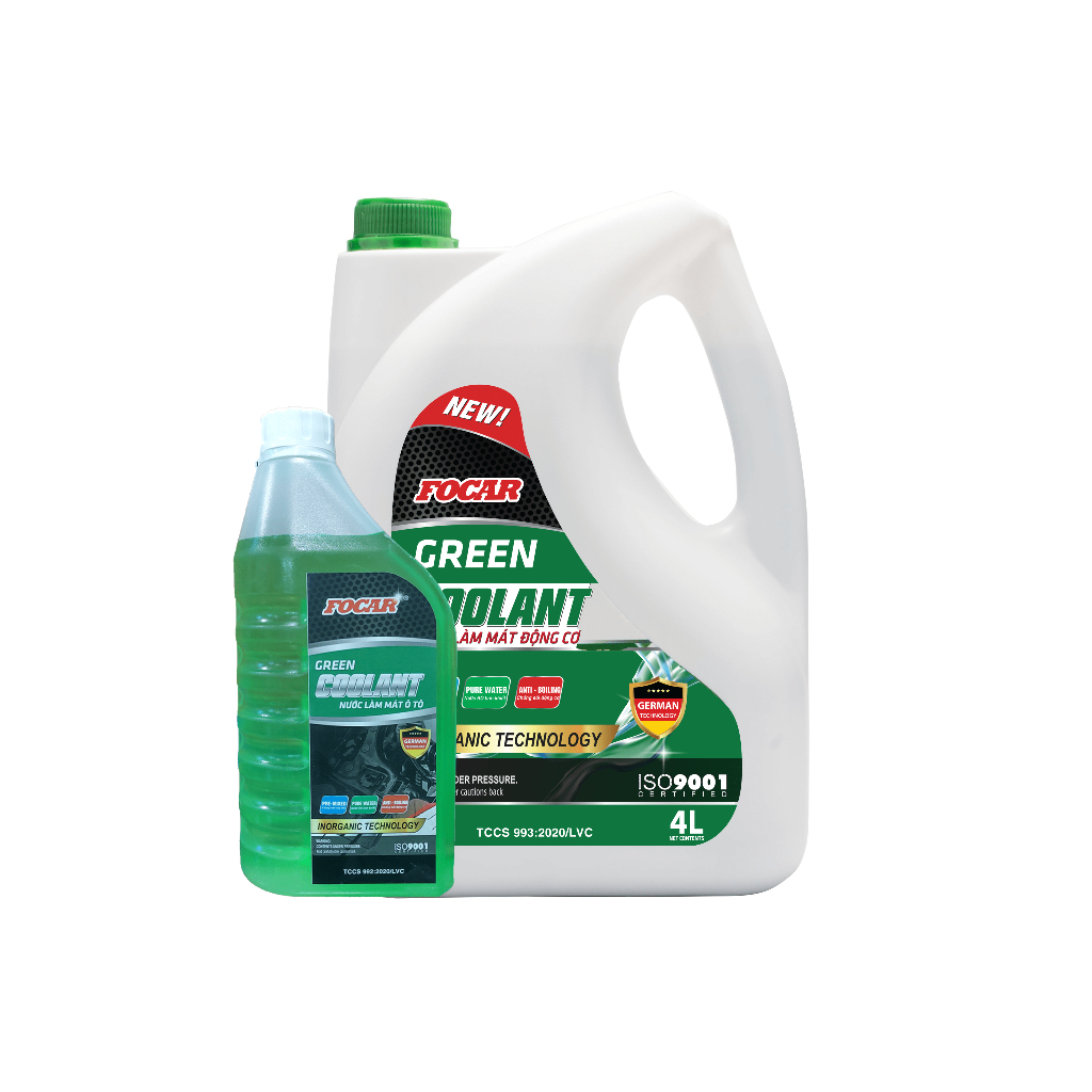 Dung Dịch Nước Làm Mát Động Cơ Xe Ô Tô Focar Coolant, Nước Làm mát Máy Móc Công Nghiệp