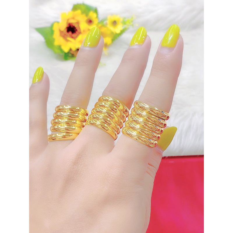 Nhẫn khâu xi vàng 9999