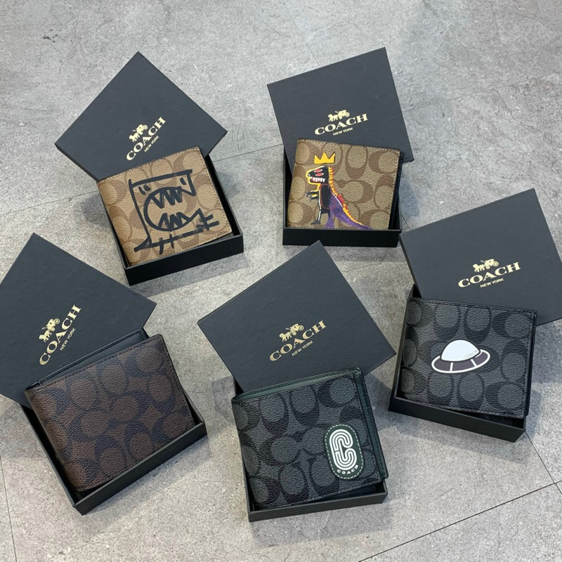 Ví COACH da Nam, dáng gập 3 in 1