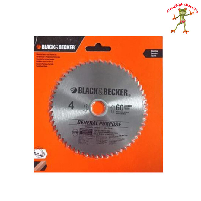 Đĩa cưa cắt gỗ răng mịn 60 răng 100mm 4inh - Lỗ đĩa 16 và 20mm