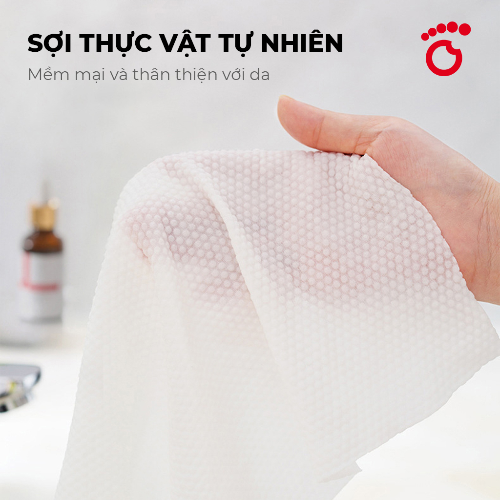 Túi 20 khăn giấy nén dạng viên kẹo hình vuông Hàn Quốc đa năng tiện lợi khi chơi thể thao đi du lịch đi chơi đi làm
