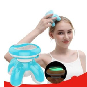 Máy massage cầm tay 4 chân mini XF68 rung mát xa toàn thân giảm đau mỏi tay chân lưng đầu cổ vai gáy bụng kinh pin & sạc