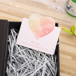 [Có bao thiệp] Thiệp tim 3D bầu trời đa sắc (TH68)
