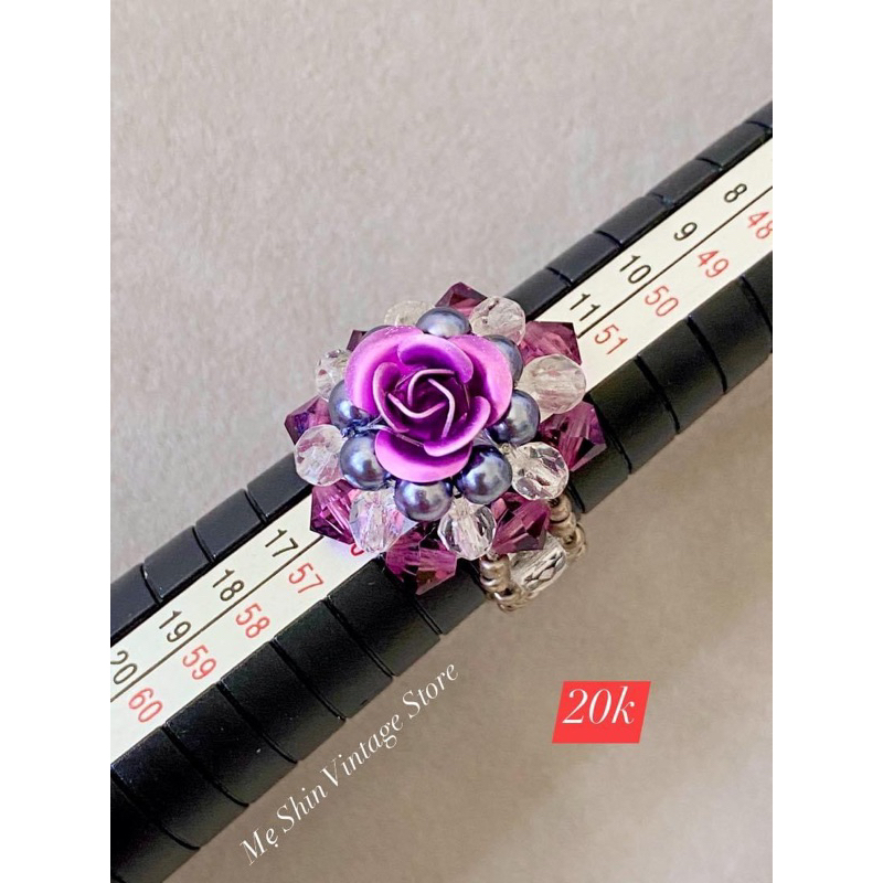 Nhẫn cườm Nhật đồng giá 20k