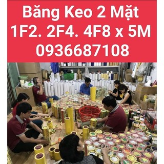 băng keo 2 mặt 1F2 x 5m
