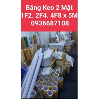 băng keo 2 mặt 1F2 x 5m