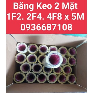 băng keo 2 mặt 1F2 x 5m