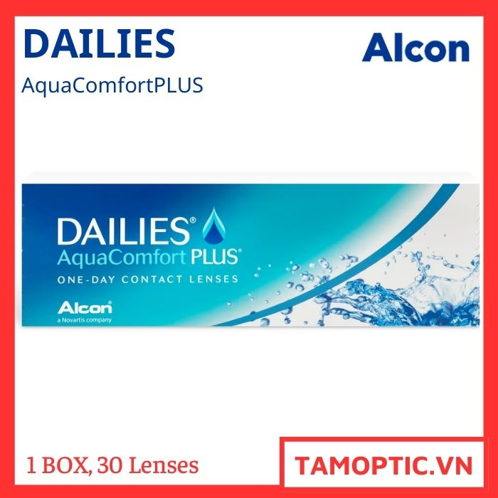 Kính Áp Tròng 1 Ngày Alcon DAILIES AquacomfortPLUS 1-DAY (30 lenses) Chiba Vision
