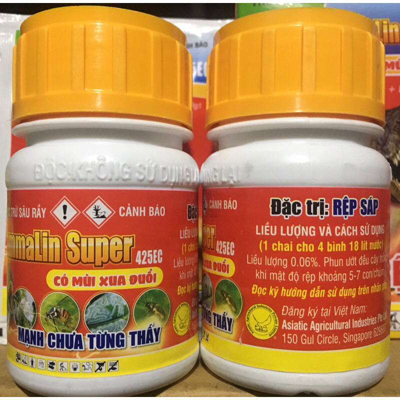 GAMMALIN Chuyên rệp sáp, muội đen, bọ trĩ, nhện đỏ gây hại cây trồng.