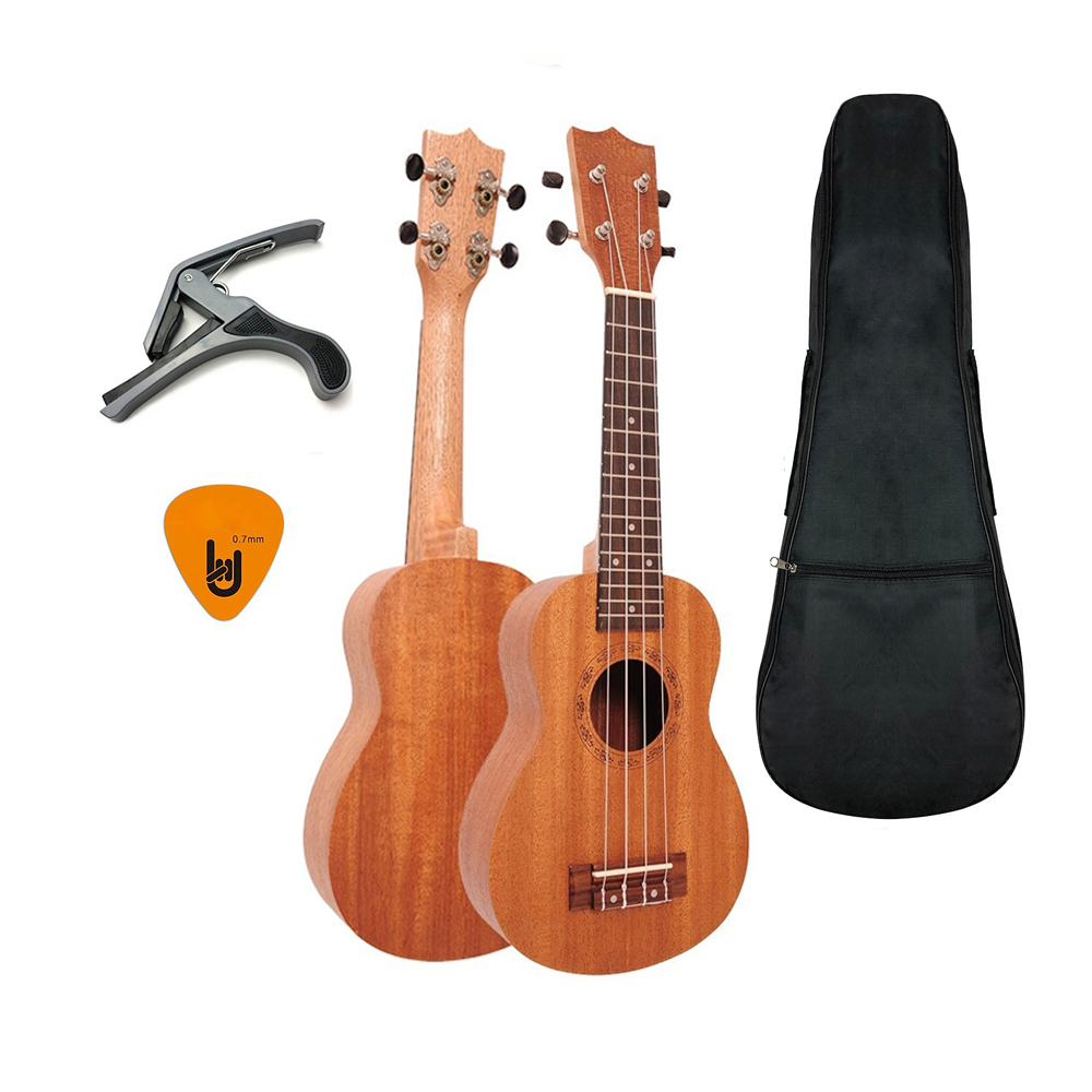 Đàn Ukulele Soprano 21inch Mahogany Khoá Si