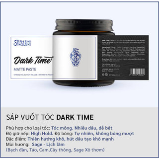 Sáp Vuốt Tóc Stephen Nolan 603 - Dark Time Matte Paste 100Gr