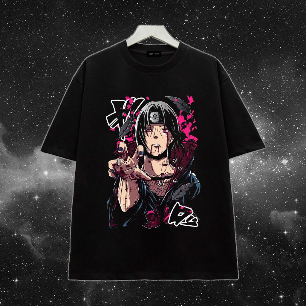 Tổng Hợp Mẫu Itachi. Áo thun Anime Naruto - Uchiha Itachi/chất Thun thoáng mát
