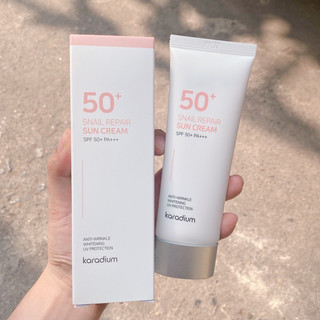 Kem Chống Nắng Karadium SPF 50+ PA +++ làm trắng da, có thể thay kem lót 70ml