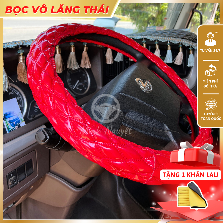 Bao vô lăng Thái, bao tay lái ô tô, xe tải đủ size và nhiều màu, êm tay