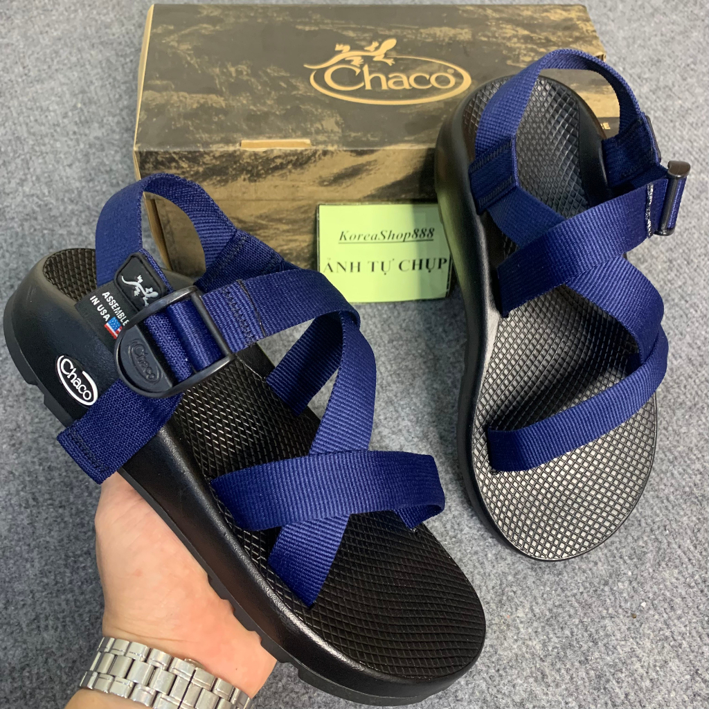 Dép Sandal Nam Chaco Quai Dù Đế Ko Nhăn Mã D39