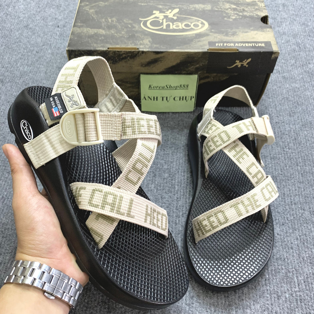 Dép Xăng Đan Nam Chaco Đế Cứng Quai Dù Mã D201