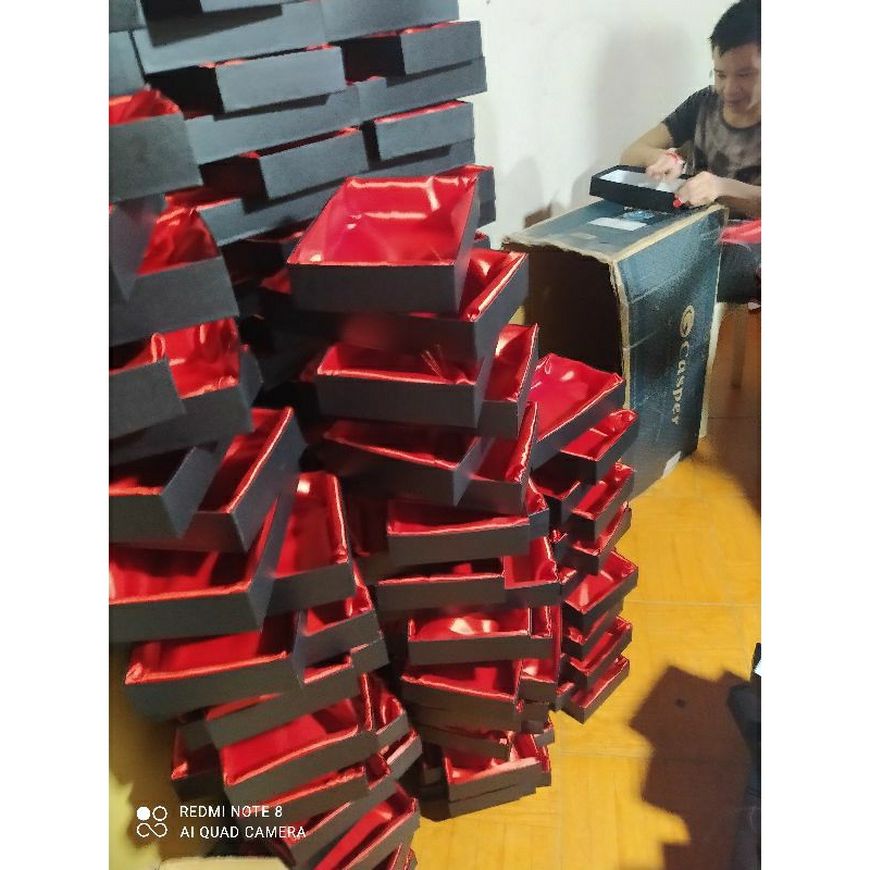 Hộp ví dài vải lụa