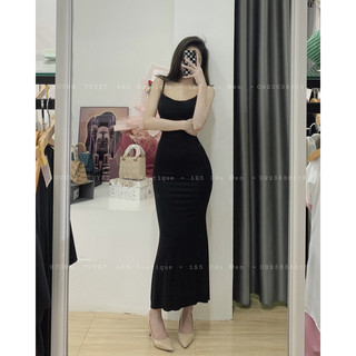 Đầm đuôi cá hở lưng