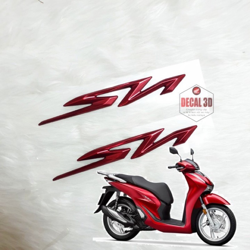 TEM SH 2020 CHỮ NỔI 3D MÀU ĐỎ HÀNG CAO CẤP SIÊU NÉT - GIÁ 1 CẶP