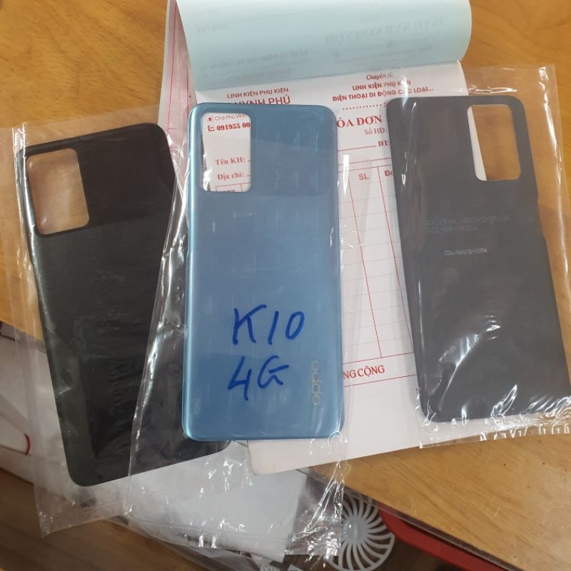 Nắp lưng oppo K10 4G K10 PRO bao test