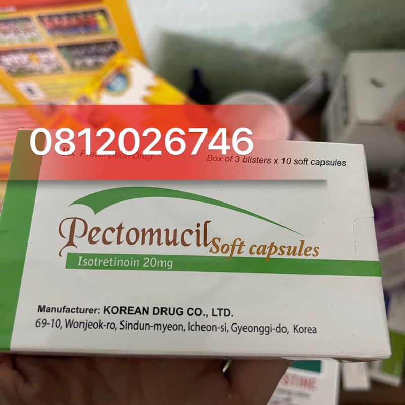 PECTOMUCIL VIÊN UỐNG ĐẨY MỤN (30 viên )
