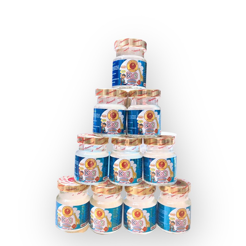 Combo 10 lọ yến sào siêu ngon giúp bé thông minh, cao lớn 10 lọ rời x 70ml