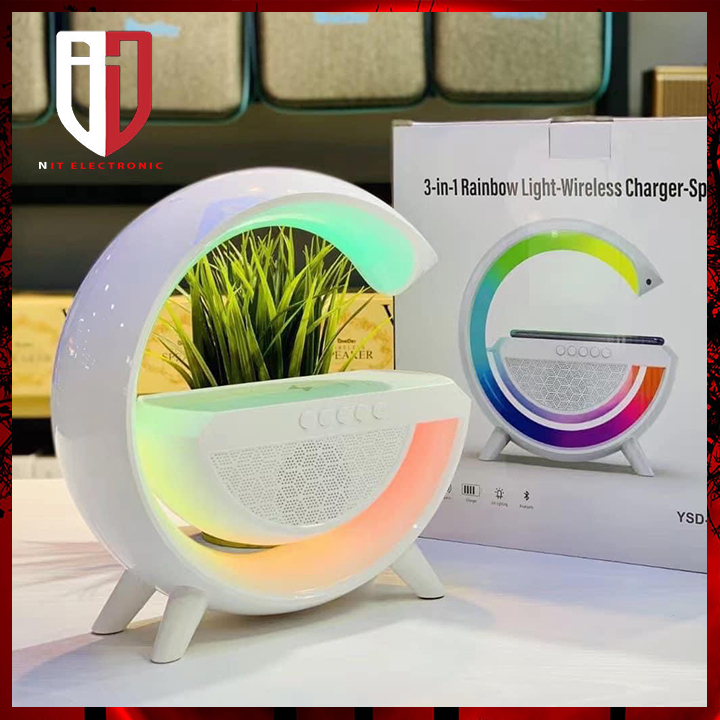 Loa bluetooth sạc Không dây  đèn led tạo không Khí 3in1 BT 2301 loa Nghe nhạc đa năng