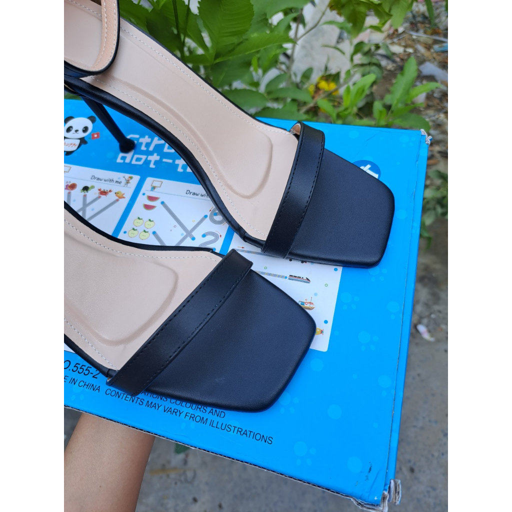 VIDEO HÌNH THẬT Giày cao gót big size ngoại cỡ size 40 41 42 43 cao 9 phân quai mảnh sang chảnh siêu đẹp