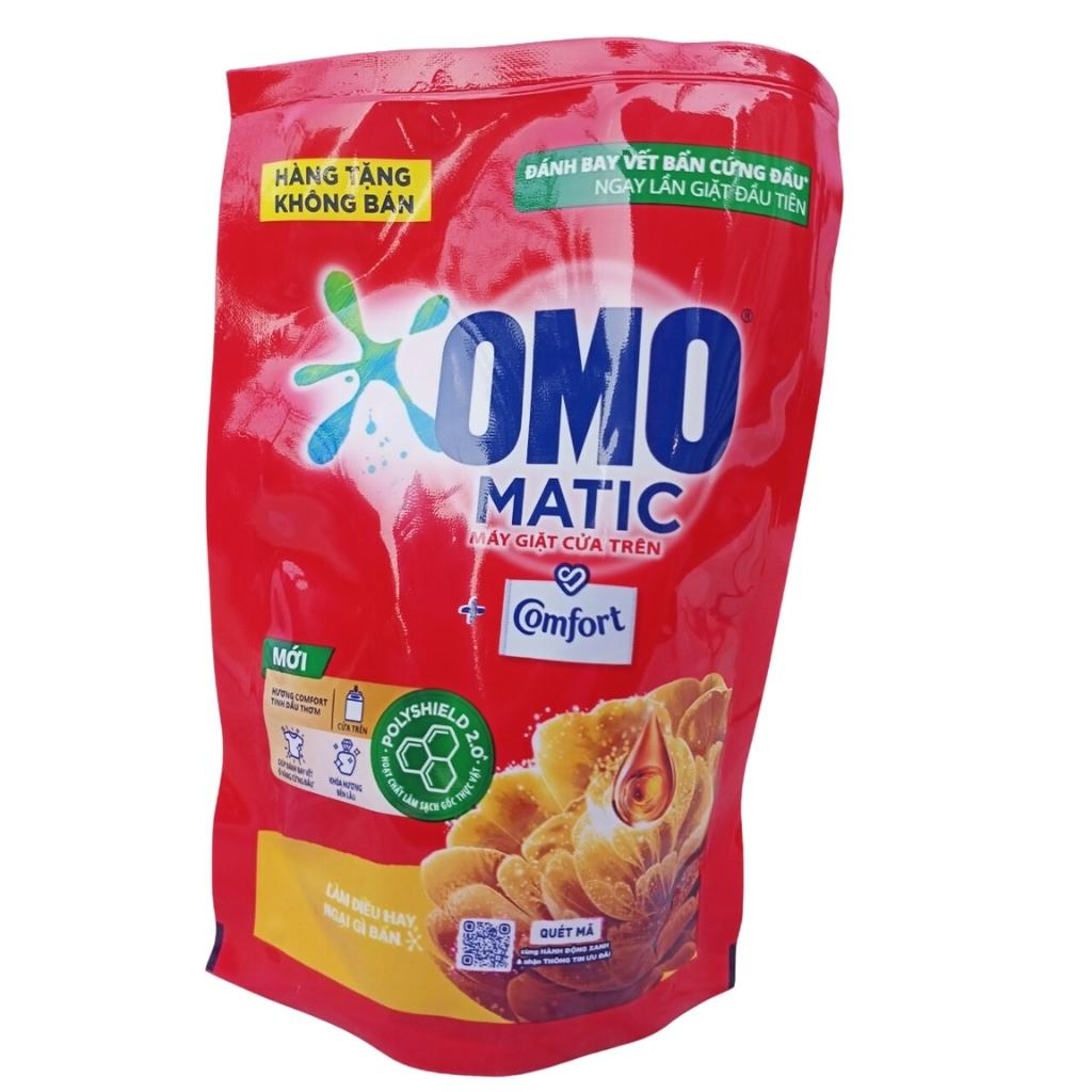 Nước giặt Omo cửa trên 150g hương tinh dầu comfort 150g- Hàng Tặng