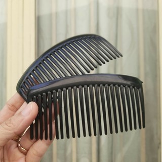 Lược cài tóc đen đính đá sang trọng
