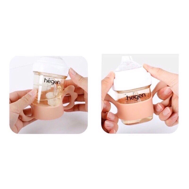 Tay cầm bình sữa Avent, Moyuum silicon, phù hợp với tất cả bình cổ rộng