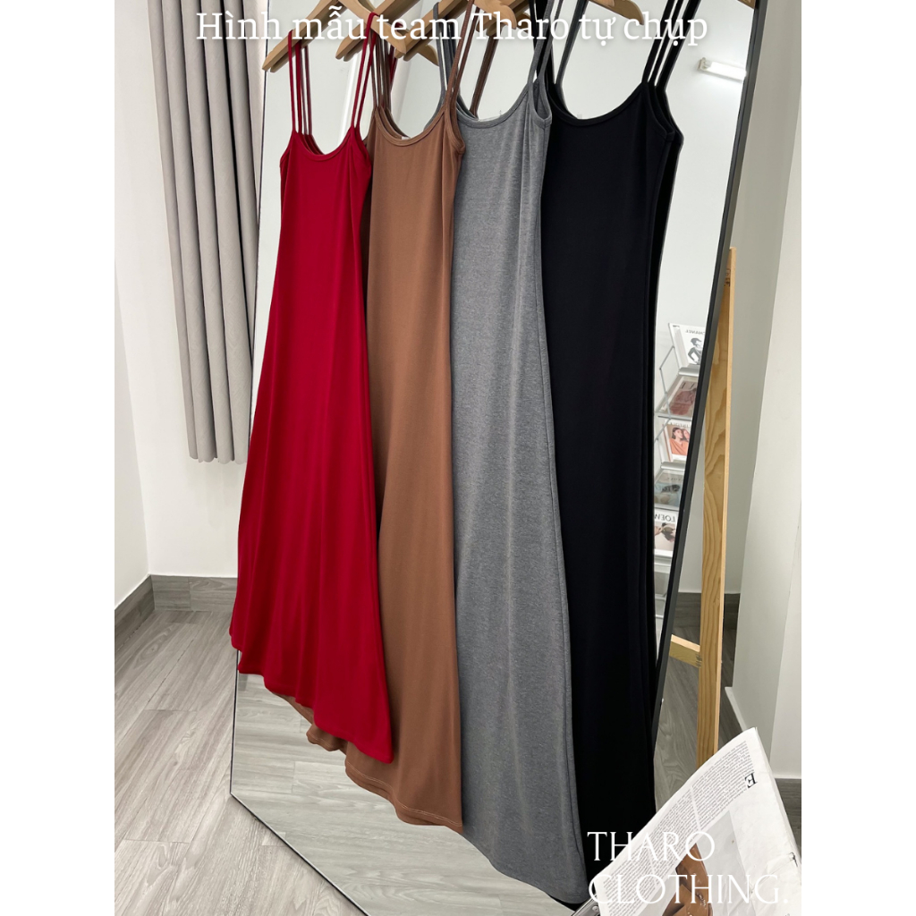 Đầm Maxi Nữ Hai Dây, Dáng Xoè Đuôi Cá - Tharo Clothing [DAM00022] | BigBuy360 - bigbuy360.vn