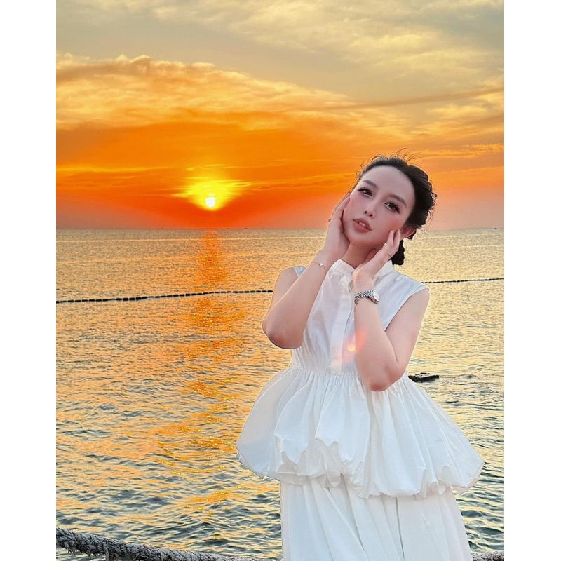 TBS Váy bồng dài