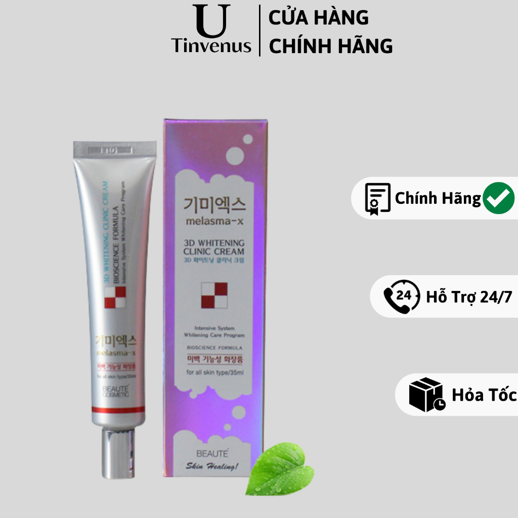 Kem Trắng Da giảm Nám Tàn Nhang MELASMA-X 3D WHITENING CLINIC - CREAM