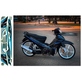 Tem rời Sirius RC xanh đen đẹp , mẫu tem zin cá tính