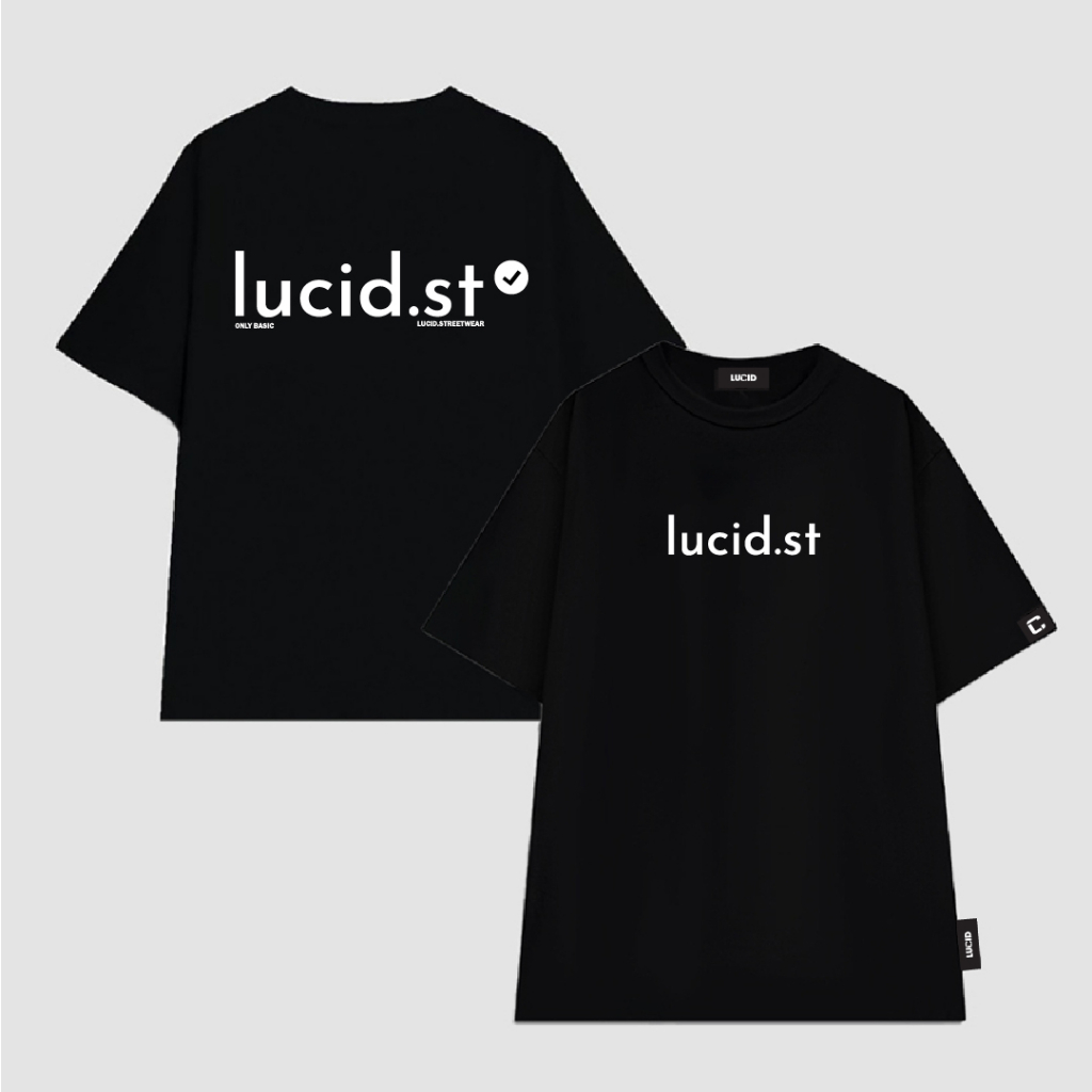 Áo Thun Local Brand Unisex LUCID ST Nam Nữ Tay Lỡ From Rộng Chất Cotton