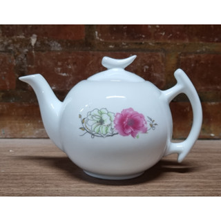 Ấm trà sứ dáng bưởi, hoa anh đào, hoa hồng, dung tích 600ml