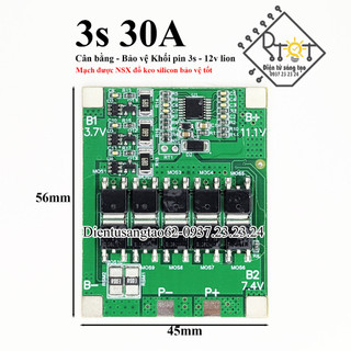 Mạch 3s 30a full, bảo vệ pin lion 3,7v