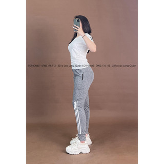 Áo anling cổ tim , quần jogger das Q295 [hình thật shop chụp] Eothon60