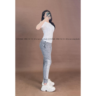 Áo anling cổ tim , quần jogger das Q295 [hình thật shop chụp] Eothon60
